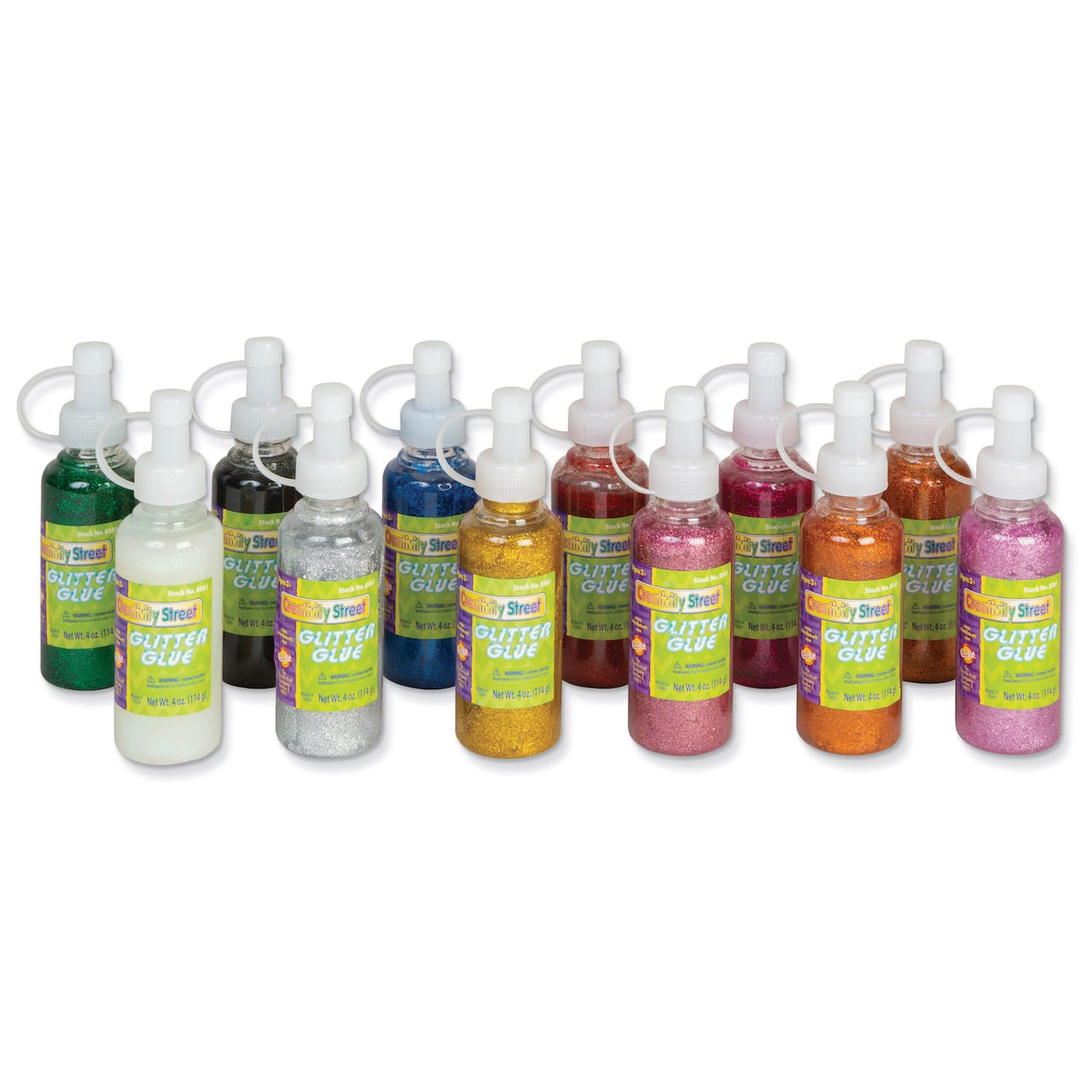 Pacon® Creativity Street® 4oz. Glitter Glue Assortment, 12 Pack